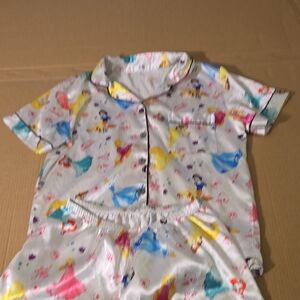 Charming Multicolor Cartoon Print Pajama Set
